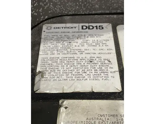 DETROIT DIESEL DD15 Engine Assembly