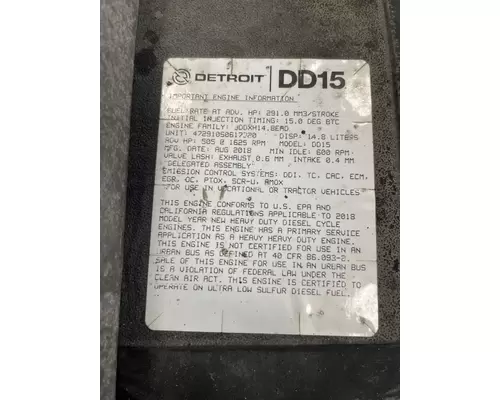 DETROIT DIESEL DD15 Engine Assembly