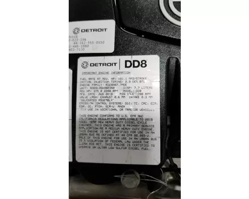 DETROIT DIESEL DD8 Engine