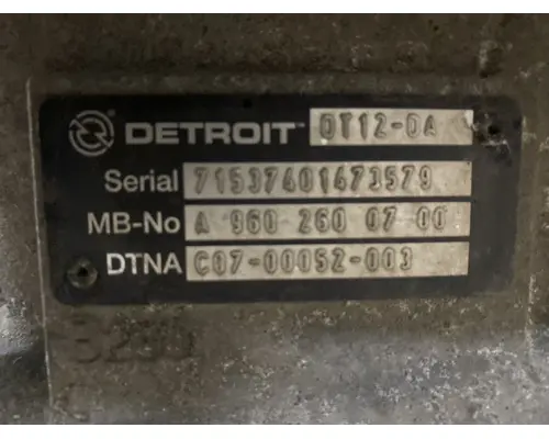 DETROIT DIESEL DT12-DA Transmission Assembly