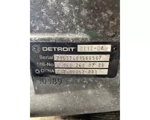 DETROIT DIESEL DT12-DA Transmission Assembly