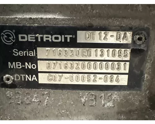 DETROIT DIESEL DT12-DA Transmission Assembly