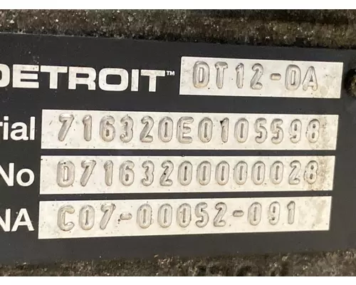 DETROIT DIESEL DT12-DA Transmission Assembly