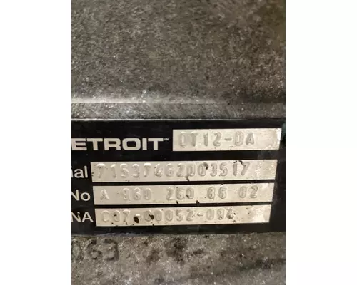 DETROIT DIESEL DT12-DA Transmission Assembly