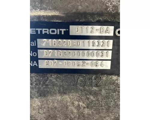 DETROIT DIESEL DT12-DA Transmission Assembly