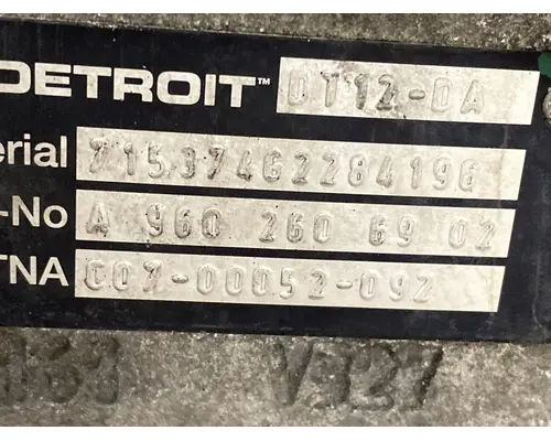 DETROIT DIESEL DT12-DA Transmission Assembly