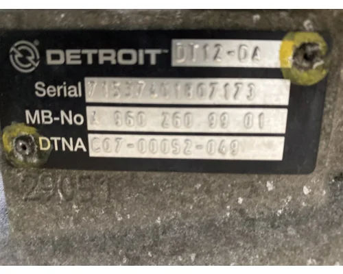 DETROIT DIESEL DT12-DA Transmission Assembly