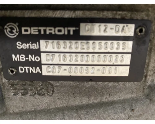 DETROIT DIESEL DT12-DA Transmission Assembly