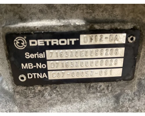 DETROIT DIESEL DT12-DA Transmission Assembly