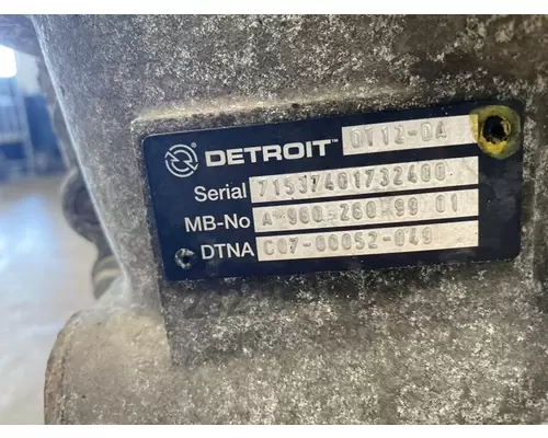 DETROIT DIESEL DT12-DA Transmission