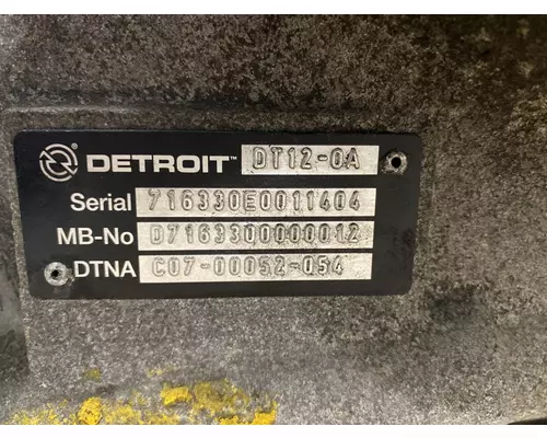 DETROIT DIESEL DT12-OA Transmission Assembly