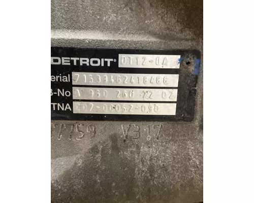 DETROIT DIESEL DT12-OA Transmission Assembly