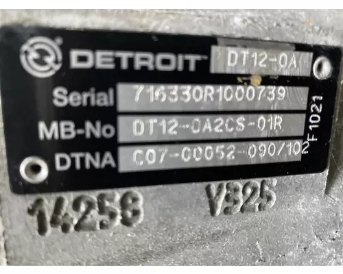 DETROIT DIESEL DT12-OA Transmission Assembly