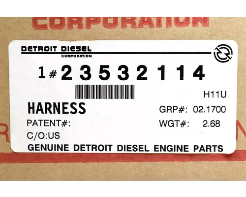 DETROIT DIESEL  Engine Wiring Harness