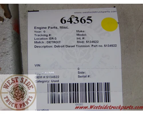 DETROIT 5134522 Engine Parts, Misc.