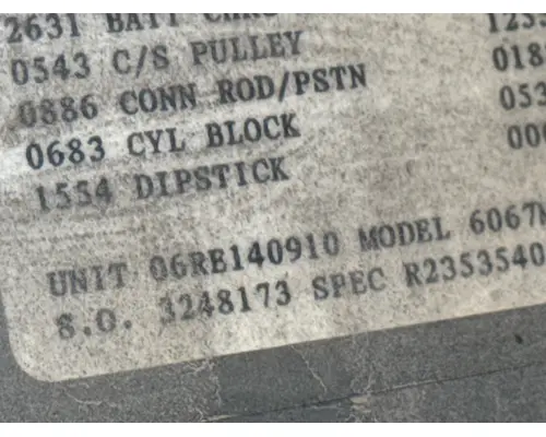 DETROIT 60 SER 12.7 Engine Assembly
