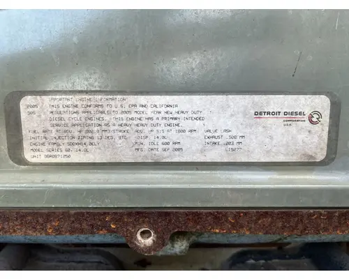 DETROIT 60 SER 14.0 Engine Assembly