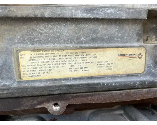 DETROIT 60 SER 14.0 Engine Assembly