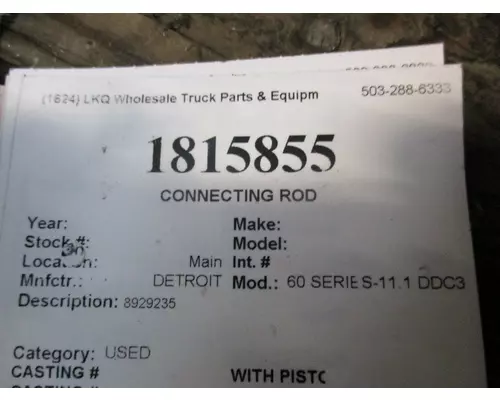 DETROIT 60 SERIES-11.1 DDC3 CONNECTING ROD