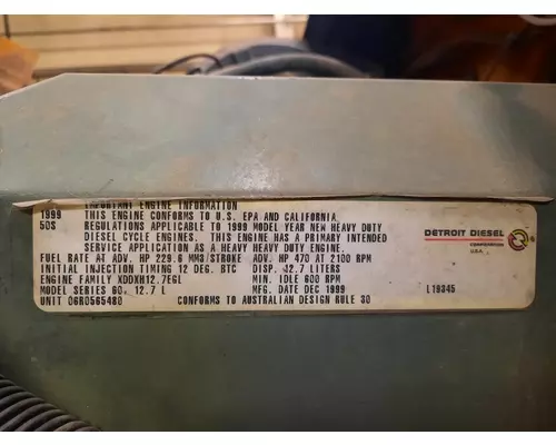 DETROIT 60 SERIES-12.7 DDC4 ENGINE ASSEMBLY