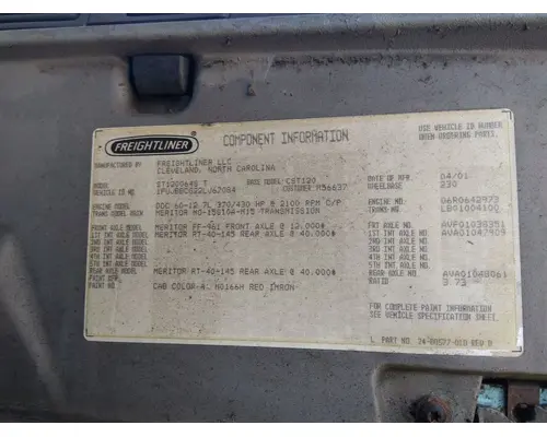 DETROIT 60 SERIES-12.7 DDC4 ENGINE ASSEMBLY