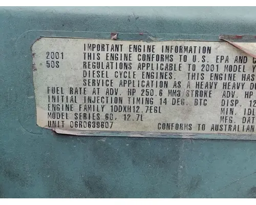 DETROIT 60 SERIES-12.7 DDC4 ENGINE ASSEMBLY