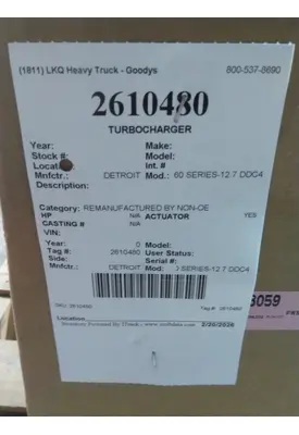 DETROIT 60 SERIES-12.7 DDC4 TURBOCHARGER