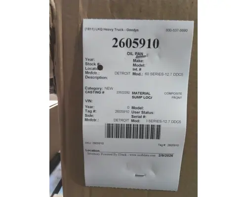 DETROIT 60 SERIES-12.7 DDC5 OIL PAN