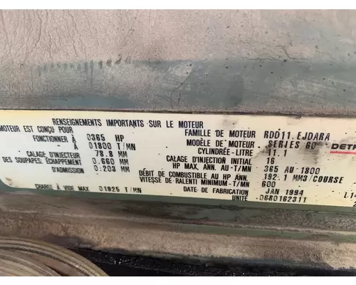 DETROIT 60 series Engine Assembly