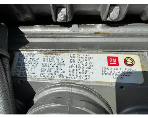 DETROIT 6V92TA Engine Assembly