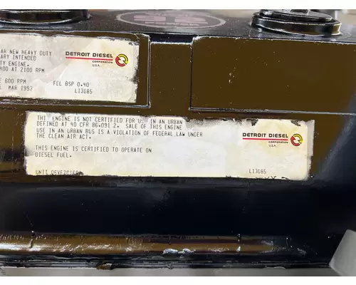 DETROIT 6V92T Engine Assembly