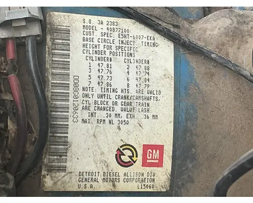DETROIT 8.2N Engine Assembly