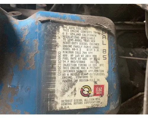 DETROIT 8.2N Engine Assembly