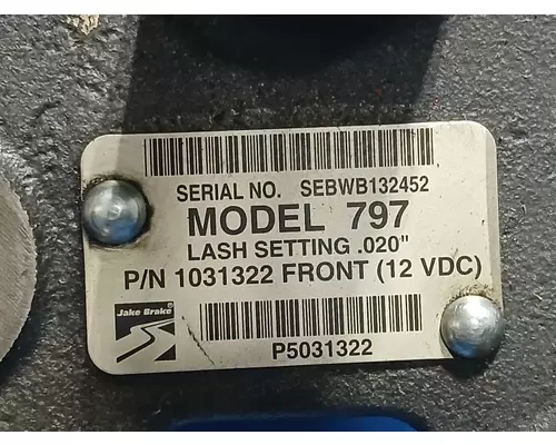 DETROIT D60 JakeEngine Brake