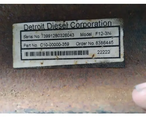 DETROIT DA-F-12.0-3 AXLE ASSEMBLY, FRONT (STEER)