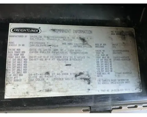 DETROIT DA-F-12.0-3 Axle Assembly, Front (Steer)