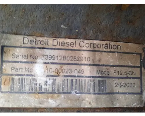 DETROIT DA-F-12.5-3 AXLE ASSEMBLY, FRONT (STEER)