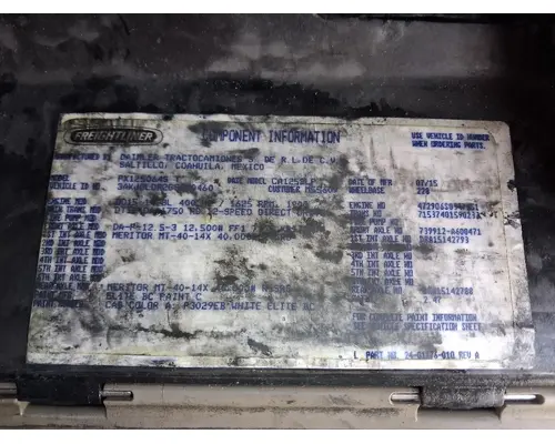 DETROIT DA-F-12.5-3 Axle Assembly, Front (Steer)