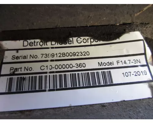 DETROIT DA-F-14.7-3 AXLE ASSEMBLY, FRONT (STEER)