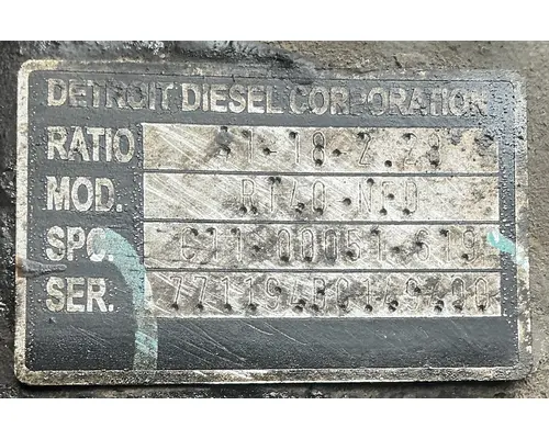 DETROIT DA-RT-40.0-4T Front Rears (Tandem Front)