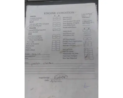 DETROIT DD13 (471903) ENGINE ASSEMBLY