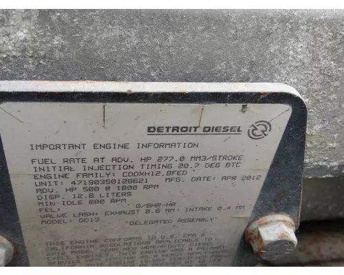 DETROIT DD13 (471903) ENGINE ASSEMBLY