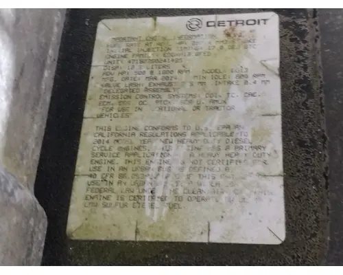 DETROIT DD13 (471927) ENGINE ASSEMBLY
