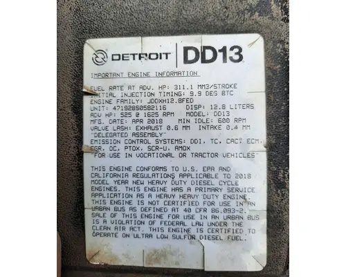 DETROIT DD13 (471928) ENGINE ASSEMBLY