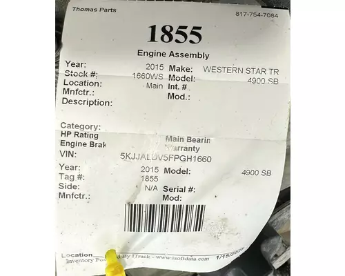 DETROIT DD13 Engine Assembly