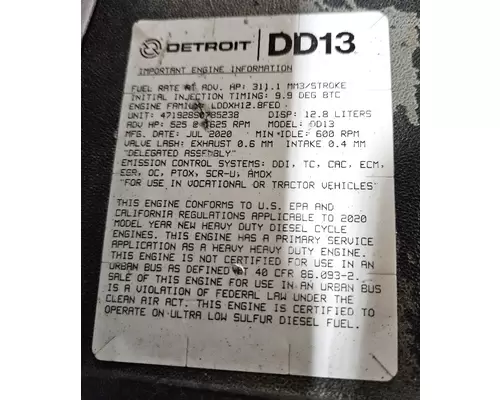 DETROIT DD13 Engine Assembly