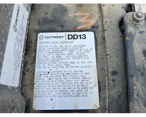 DETROIT DD13 Engine Assembly