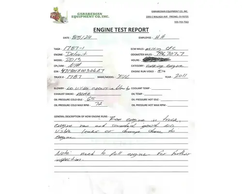 DETROIT DD13 Engine Assembly