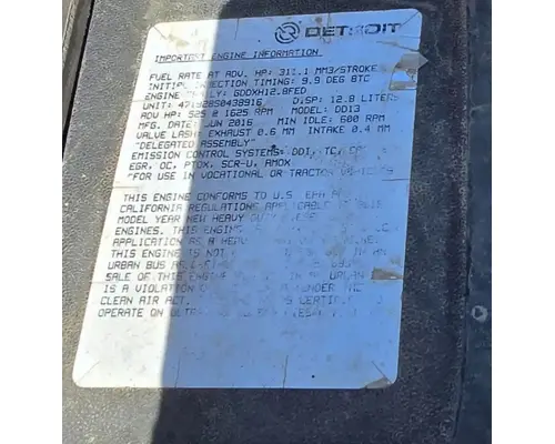 DETROIT DD13 Engine Assembly