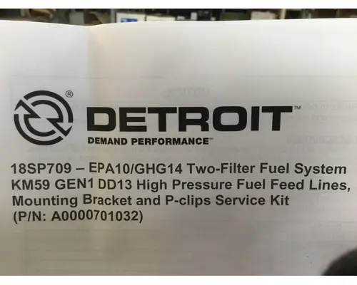 DETROIT DD13 FUEL PUMP PARTS
